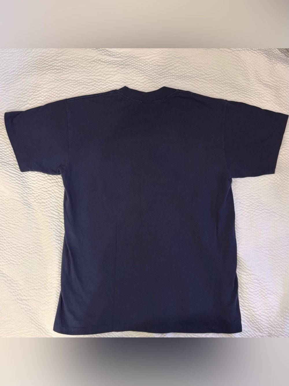 Vintage 90s Joe Cool Snoopy Giant Graphic Tee Syndicate Peanuts Navy Large Rare - Picture 2 of 6